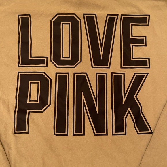 Victoria’s Secret Pink love pink grey black front pocket long sleeve SOLD - Picture 4 of 5